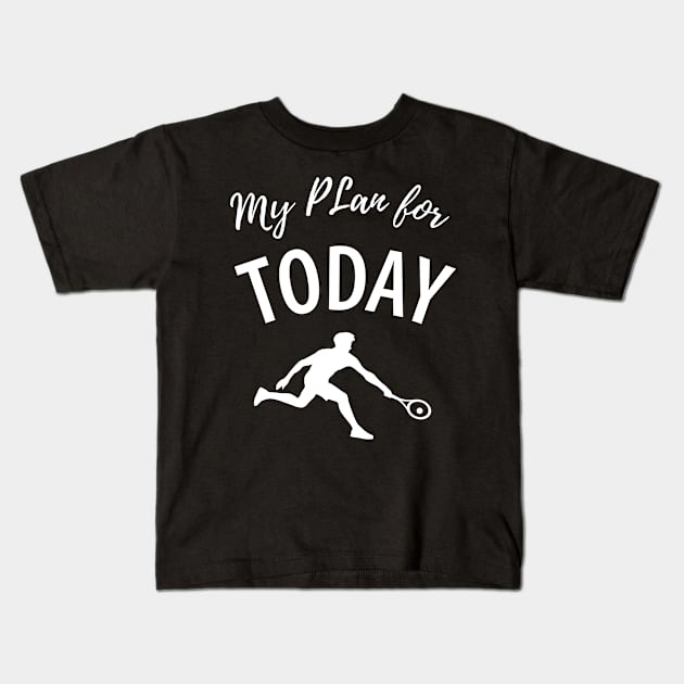 Tennis Kids T-Shirt by Johnny_Sk3tch